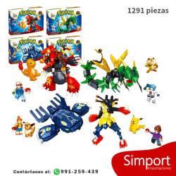Pokemon - 1291 Piezas - Pokemon