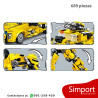 2 en 1 Bumbublee - 689 Piezas - Transformers