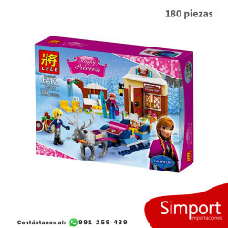 Aventura en trineo de Anna y Kristoff - 180 Piezas - Princesas Disney