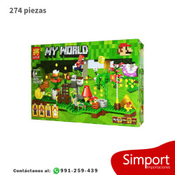 Aventuras de Mario - 274 Piezas - Minecraft