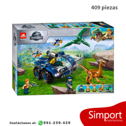 Fuga del Gallimimus y el Pteranodon - 409 Piezas - Jurassic World