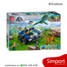 Fuga del Gallimimus y el Pteranodon - 409 Piezas - Jurassic World