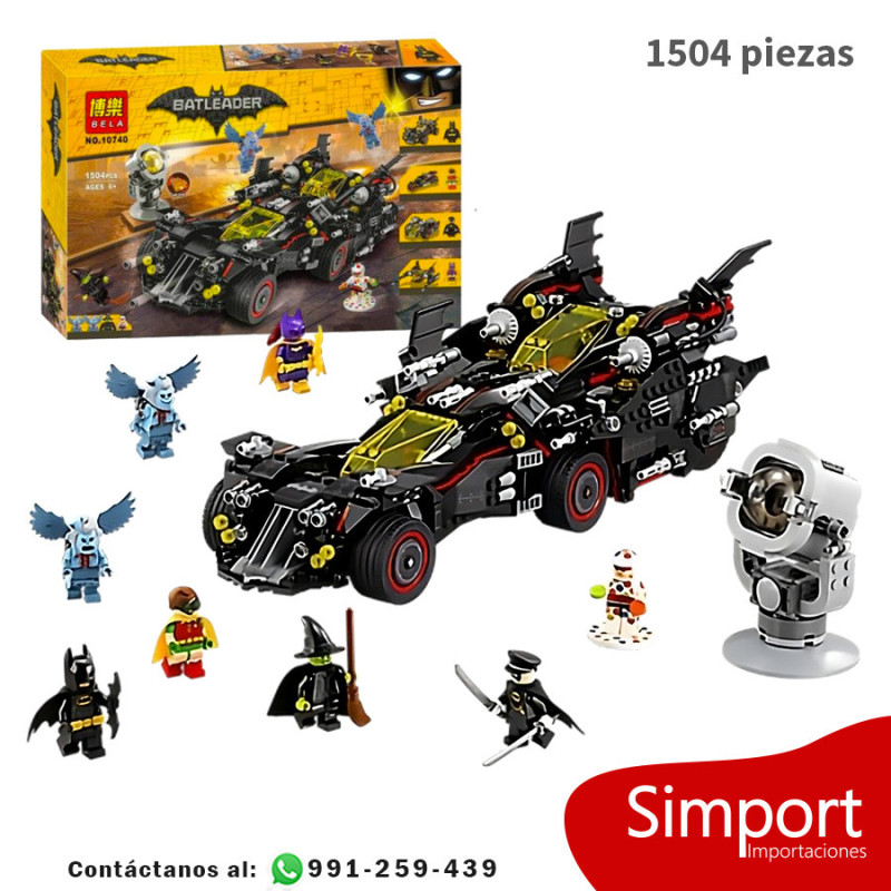 Batmóvil mejorado - 1504 Piezas - DC Comics