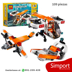 3 en 1  Dron de exploracion - 109 Piezas - Creator