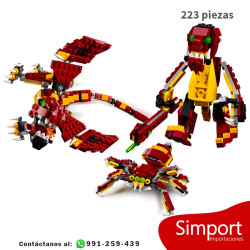 3 en 1 Criaturas miticas - 223 Piezas - Creator