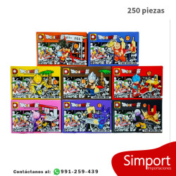 Personajes Dragon Ball - 250 Piezas - Dragon Ball