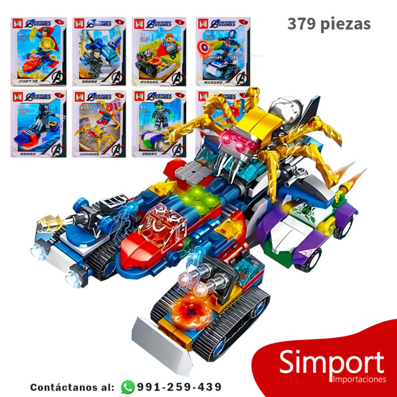 Personajes Marvel - 379 Piezas - Marvel