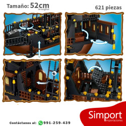La Perla Negra - Piratas del Caribe - 621 Piezas