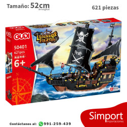 La Perla Negra - Piratas del Caribe - 621 Piezas