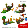 Mundo Minecraft Modelo B - 532 Piezas - Minecraft