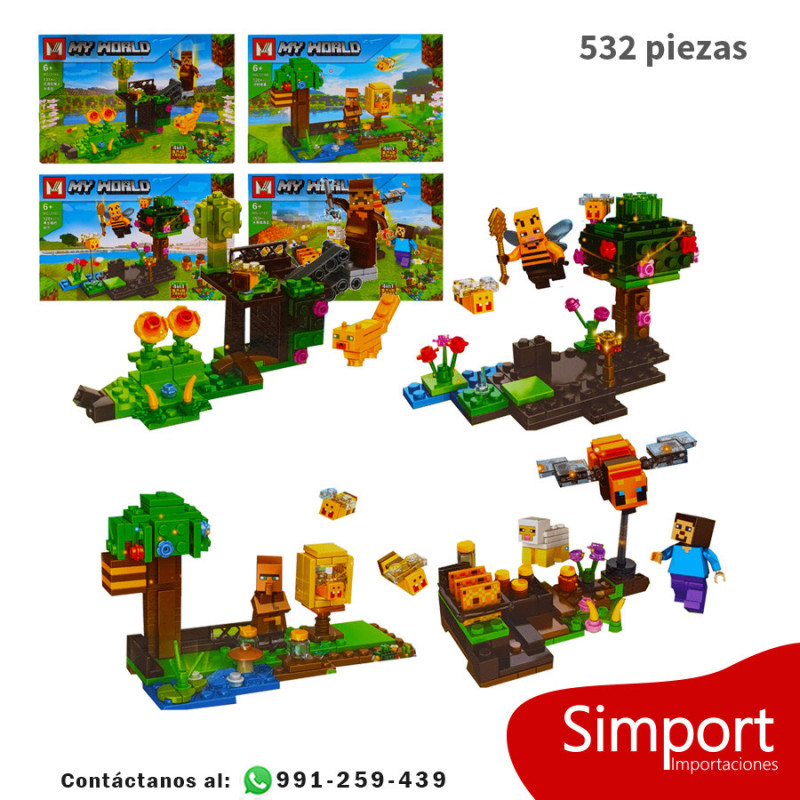 Mundo Minecraft Modelo B - 532 Piezas - Minecraft