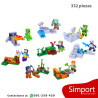 Personajes Minecraft Modelo - B 332 Piezas - Minecraft