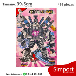 Titan Mutant Sound Man - 456 Piezas - Skibidi Toilet