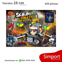 Cientifico inodoro - 605 Piezas - Skibidi Toilet