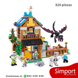 Batalla en la granja - 820 Piezas - Minecraft