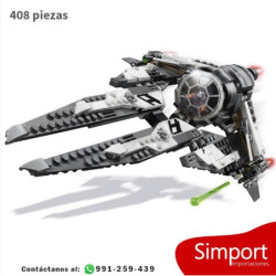 Black Ace TIE Interceptor - Star Wars - 408 piezas