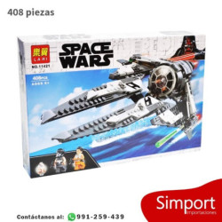 Black Ace TIE Interceptor - Star Wars - 408 piezas