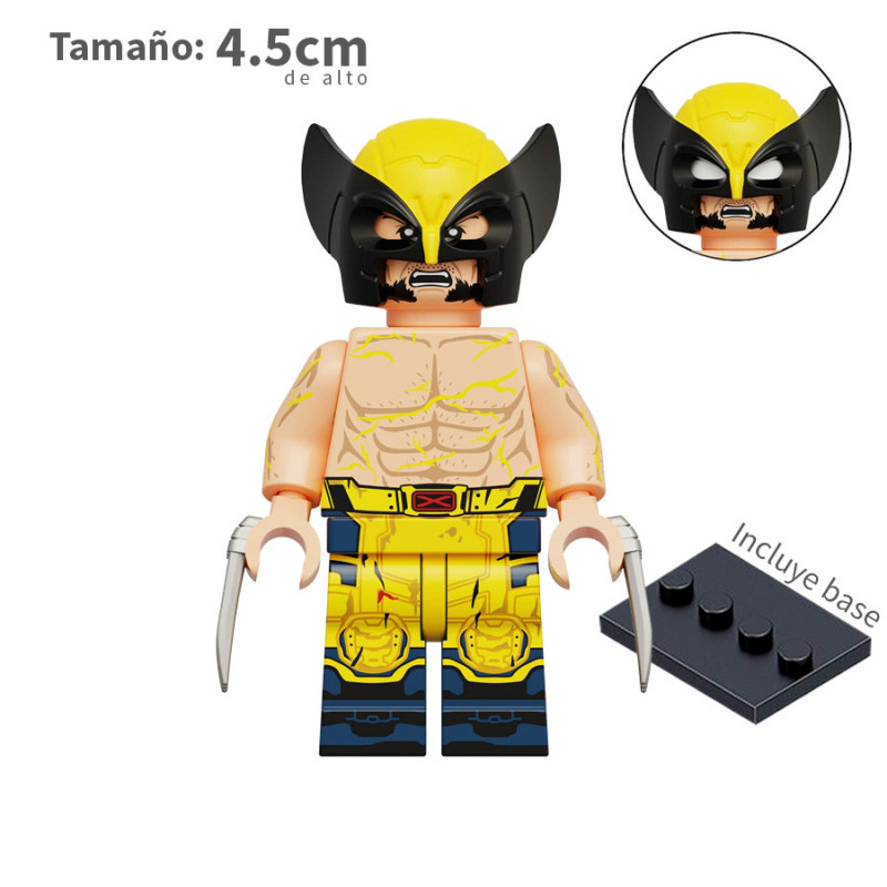 Wolverine sin ropa - Marvel - Minifigura