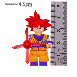 Goku Super saiyan Dios v2 - Dragon Ball - Minifigura