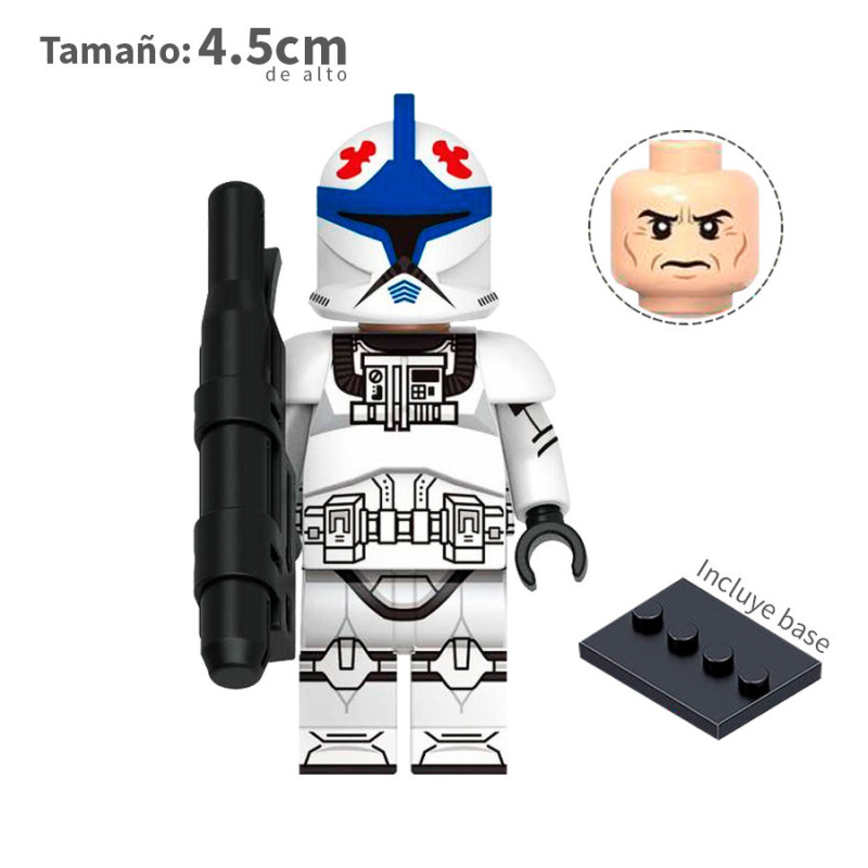 Pilot Trooper - 501st Legion Clone Trooper - Star Wars - Minifigura