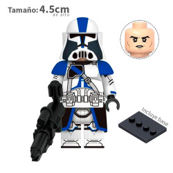 Heavy Trooper - 501st Legion Clone Trooper - Star Wars - Minifigura