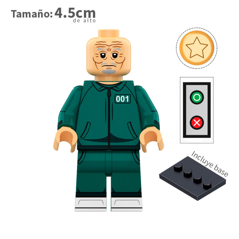 Oh Il-nam Jugador 001 - Squid Game - Minifigura