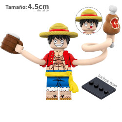 Monkey D Luffy - Gomu Gomu - One Piece - Minifigura