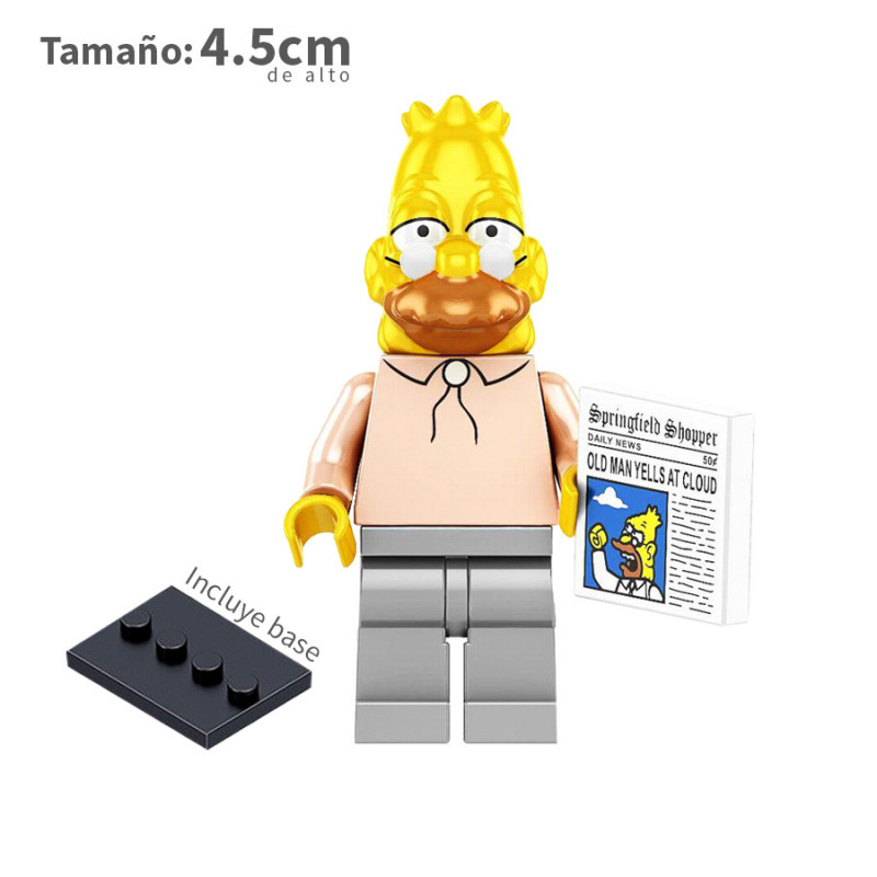 Abraham Simpson - Los Simpson - Minifigura