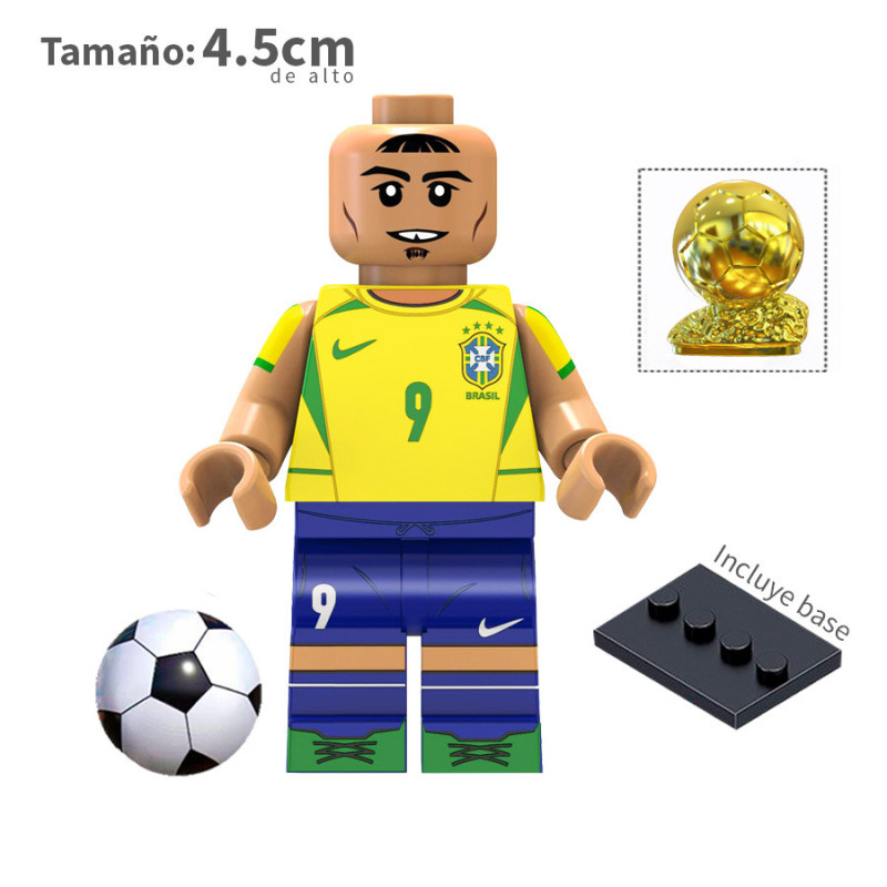 Ronaldo Luís Nazário - Brasil del 2002 - Futbol - Minifigura