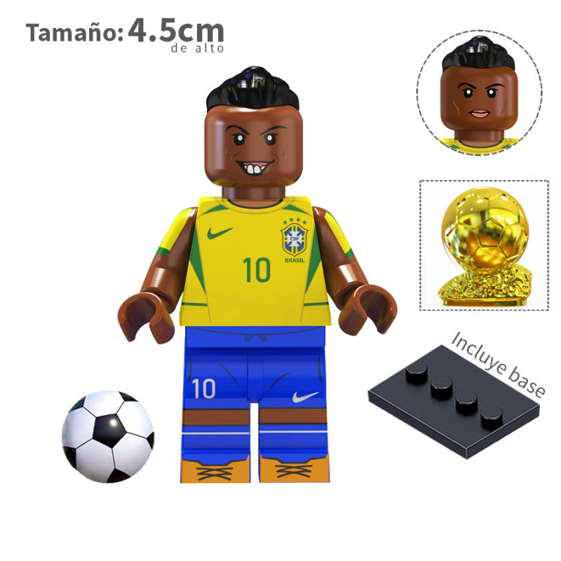 Ronaldinho - Brasil del 2002 - Futbol - Minifigura