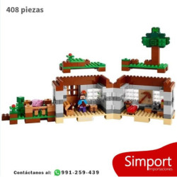Casa bosque - Minecraft - 408 piezas