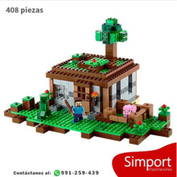 Casa bosque - Minecraft - 408 piezas